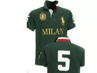 polo t-shirt man nom de la ville milan green discount